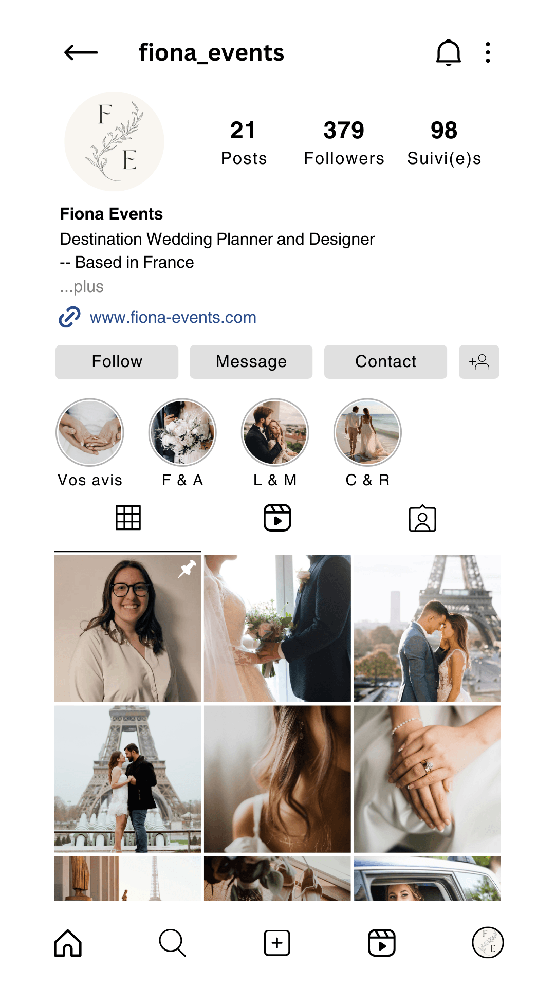 Fiona Events — visuel principal
